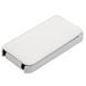 Εικόνα της Dolce Vita Flipstyle WHITE, Ledertasche für  Apple iPhone 4 / iPhone 4S