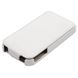 Εικόνα της Dolce Vita Flipstyle WHITE, Ledertasche für  Apple iPhone 4 / iPhone 4S
