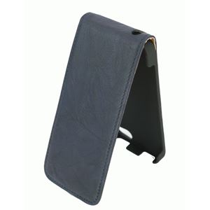 Immagine di Vintage Flipstyle NAVY Ledertasche für  Apple iPhone 5 / iPhone 5S