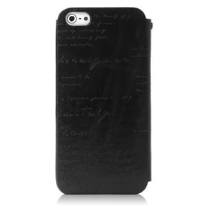 Εικόνα της Zenus Masstige Lettering Diary BLACK für  Apple iPhone 5 / iPhone 5S