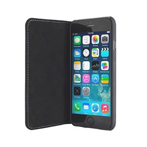 Obrazek Bugatti BookCover Oslo für  Apple iPhone 6, Echtleder, schwarz