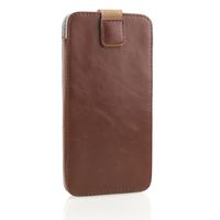 Bild von Köchertasche (Etui) mit Ausziehhilfe, BROWN, für  Apple iPhone 6 Plus