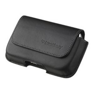 Bild von HDW-19593-001 Horizontal - Lederholster Echtleder, BLACK für  Blackberry 9000 BOLD / 9500 STORM / 9520 STORM / 9530 STORM / 9550 STORM2 Tasche