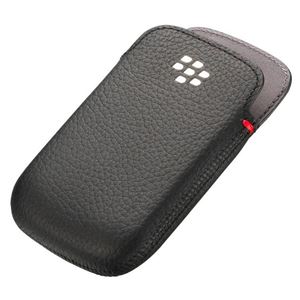 Εικόνα της ACC-48097-201 Echtlederholster BLACK - für  Blackberry 9220 Curve / 9310 Curve / 9320 Curve