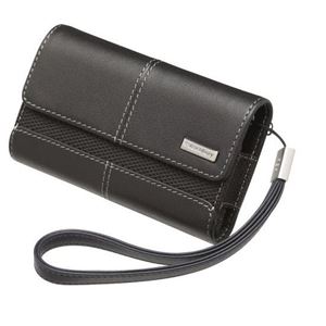 Image de HDW-18966-001 Leder-Tasche / Etui für  Blackberry 8520 Curve / 8900 Curve / 9300 Curve 3G / 9500 STORM / 9520 STORM / 9530 STORM / 9550 STORM2 mit abnehmbarer Trageschlaufe