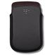 Bild von HDW-38844-001 BULK Lederetui / Ledertasche BLACK für  Blackberry 9900 BOLD / 9930 BOLD