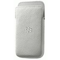 Resim ACC-60087-001 Leder-Etui WHITE für  Blackberry Q20 Classic