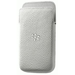 Bild von ACC-60087-001 Leder-Etui WHITE für  Blackberry Q20 Classic