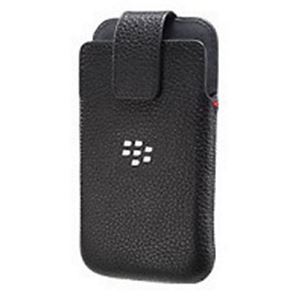 Bild von ACC-60088-001 Drehbares Lederholster BLACK, für  Blackberry Q20 Classic