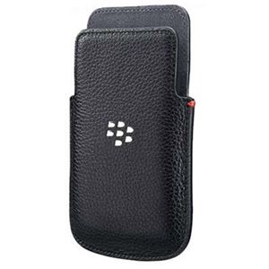 Obrazek ACC-54681-201 BULK Leder-Etui BLACK, für  Blackberry Q5