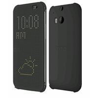 Bild von HC-M100 GREY Dot Flip Case (Bookstyle) für  HTC One M8 / One M8S