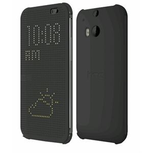 Bild von HC-M100 GREY Dot Flip Case (Bookstyle) für  HTC One M8 / One M8S
