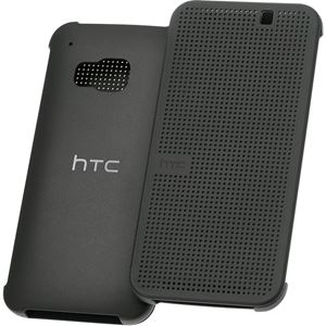 Bild von HC-M231 ONYX BLACK Dot Flip Case (Bookstyle) für  HTC One M9