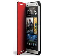 Bild von HC-V841 Double Dip Flip Case für  HTC One, black/red