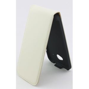 Bild von Premium Flipstyle, WHITE, Ledertasche für  HTC Desire 601