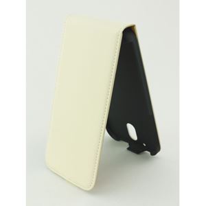 Bild von Premium Flipstyle, WHITE, Ledertasche für  HTC Desire 610