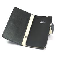 Bild von Premium Bookstyle BLACK für  HTC One