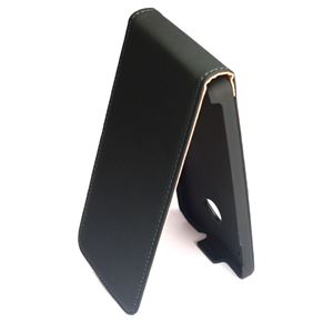 Bild von Premium Flipstyle, BLACK, Ledertasche für  HTC One