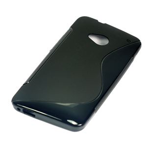 Εικόνα της S-CURVE, TPU-Case für  HTC One, BLACK
