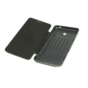 Bild von Backcover Bookstyle BLACK für  Huawei Ascend G510, Extrem flache Tasche / Ersetzt den Akkudeckel