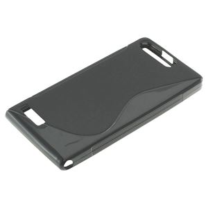 Obrazek S-CURVE, TPU-Case für  Huawei Ascend G6, BLACK