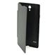 Bild von Backcover Bookstyle BLACK für  Huawei Ascend G700, Extrem flache Tasche / Ersetzt den Akkudeckel