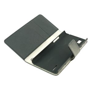 Bild von Premium Bookstyle BLACK für  Huawei Ascend P2