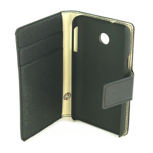 Bild von Premium Bookstyle BLACK für  Huawei Ascend Y330