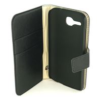 Bild von Premium Bookstyle BLACK für  Huawei Ascend Y600