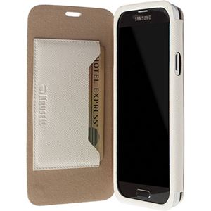 Bild von Krusell-Tasche MALMÖ FlipCover (Bookstyle) für  Samsung SM-G900 Galaxy S5 / SM-G901F Galaxy S5 Plus, White