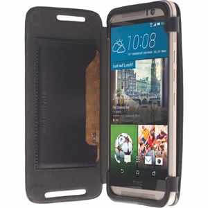 Bild von Krusell-Tasche KIRUNA FlipCase (Bookstyle) für  HTC One M9, Farbe: BLACK