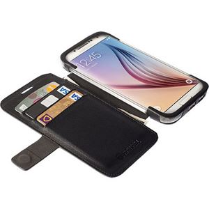 Bild von Krusell-Tasche MALMÖ FlipCover (Bookstyle) für  Samsung SM-G920F Galaxy S6 / SM-G925F Galaxy S6 Edge, Farbe: BLACK