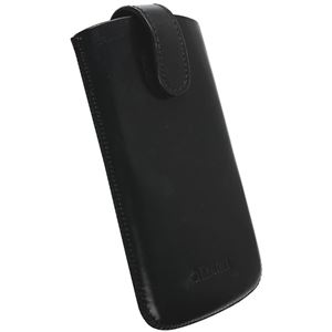 Bild von Krusell Tasche ASPERÖ 3XL  für LG BL40  , BLACK, mit Ausziehhilfe + Klettverschluss