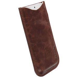 Bild von Krusell Etui-Tasche TUMBA BROWN  für ALCATEL One Touch Star  , Echtleder, Größe: L