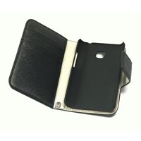 Bild von Premium Bookstyle BLACK für  LG E430 Optimus L3 II