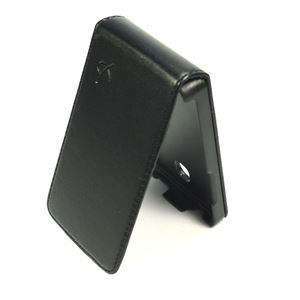 Bild von Dolce Vita Flipstyle BLACK, Ledertasche für  LG E430 Optimus L3 II