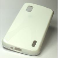Изображение S-CURVE, TPU-Case für  Google Nexus 4 , WHITE