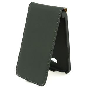 Bild von Premium Flipstyle, BLACK, Ledertasche für  LG L70