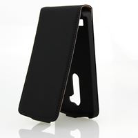 Bild von Premium Flipstyle, BLACK, Ledertasche für  LG L Fino