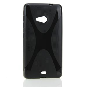 Obrazek TPU-Case, X-Design, BLACK, für  Microsoft Lumia 535 / Lumia 535 Dual Sim
