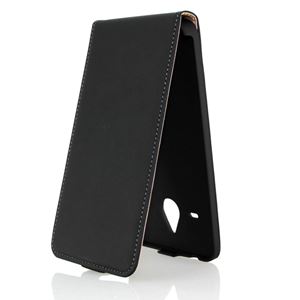 Bild von Premium Flipstyle, BLACK, Ledertasche für  Microsoft Lumia 640 XL