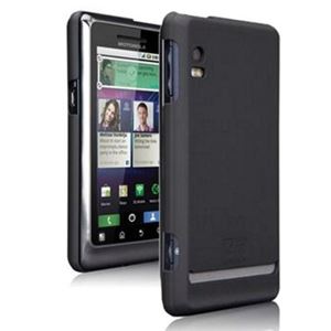 Imagen de case-mate Barely There Cover BLACK (Rubber) für  Motorola Milestone 2