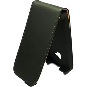Bild von Premium Flipstyle, BLACK, Ledertasche für  Nokia Lumia 610