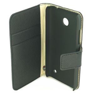 Bild von Premium Bookstyle BLACK für  Nokia Lumia 630 / Lumia 630 Dual / Lumia 635
