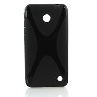 Picture of TPU-Case, X-Design, BLACK, für  Nokia Lumia 630 / Lumia 630 Dual / Lumia 635