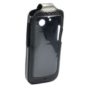 Bild von Ledertasche TurnLine, BLACK für  Samsung C3350, mit Dreh-Gürtelclip