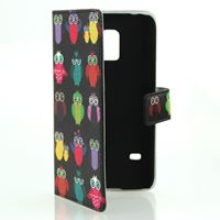Bild von Premium Bookstyle OWL BLACK für  Samsung SM-G800 Galaxy S5 Mini
