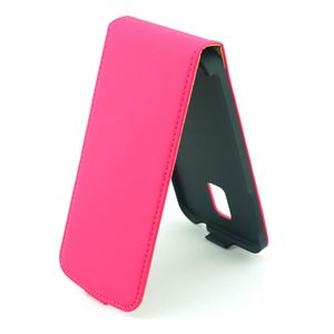 Bild von Premium Flipstyle, PINK, Ledertasche für  Samsung SM-G800 Galaxy S5 Mini