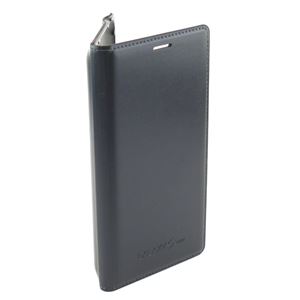 Bild von Flip Cover metallic BLACK für  Samsung SM-G800 Galaxy S5 Mini, EF-FG800BBEGWW