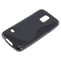Εικόνα της S-CURVE, TPU-Case für  Samsung SM-G800 Galaxy S5 Mini, BLACK